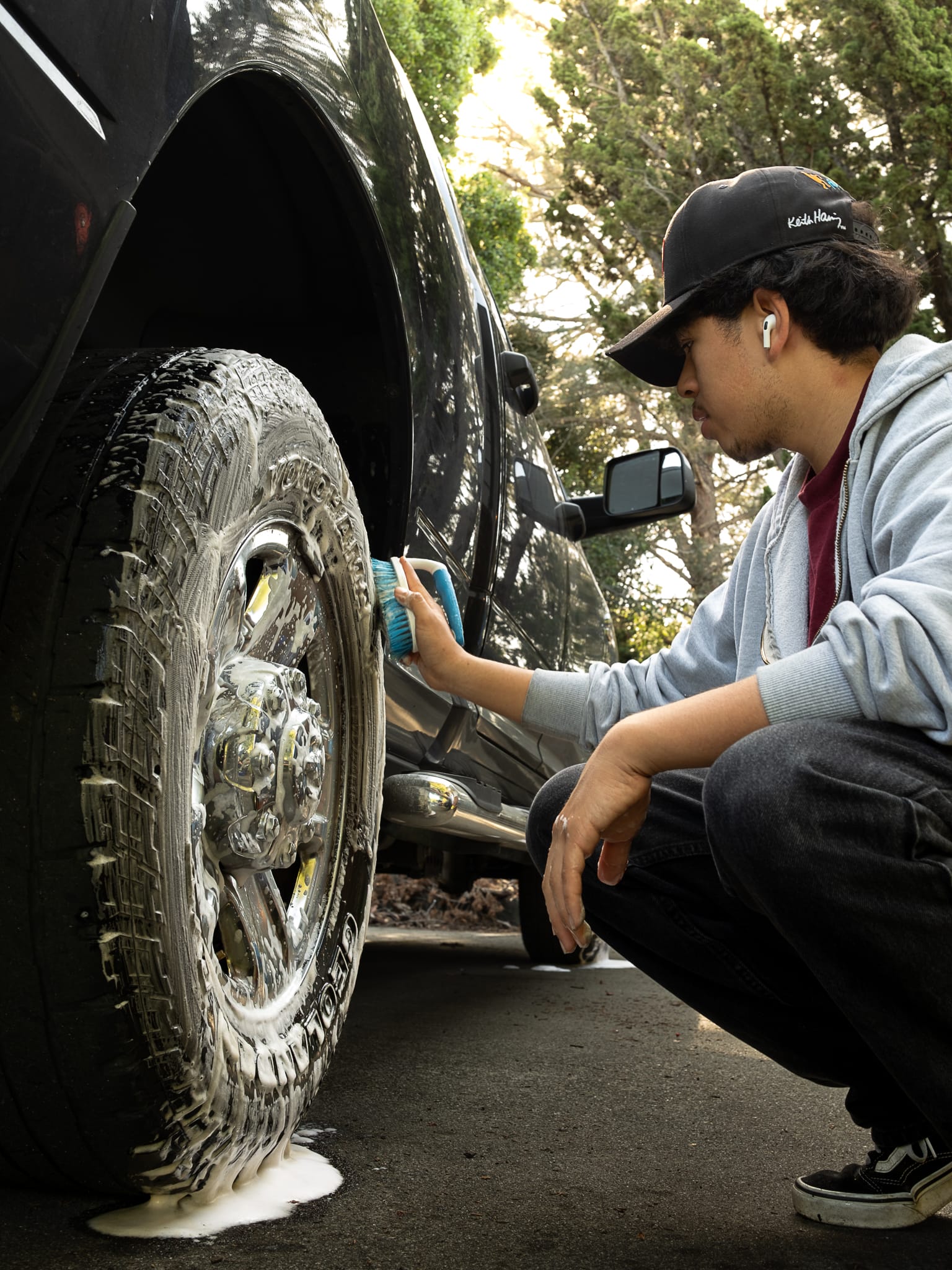 Ram truck wheel close